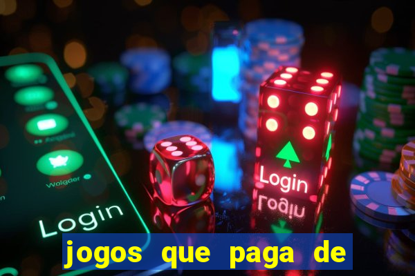 jogos que paga de verdade via pix